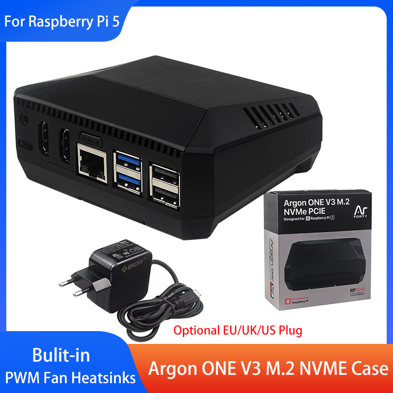 Argon ONE V3 M.2 NVME Case Alu - đánh giá và giá Turing Pi 2