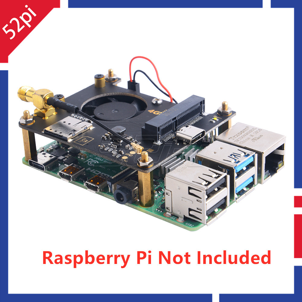 52Pi Raspberry Pi 3G 4G Nón US - đánh giá và giá Deskpi Super6C