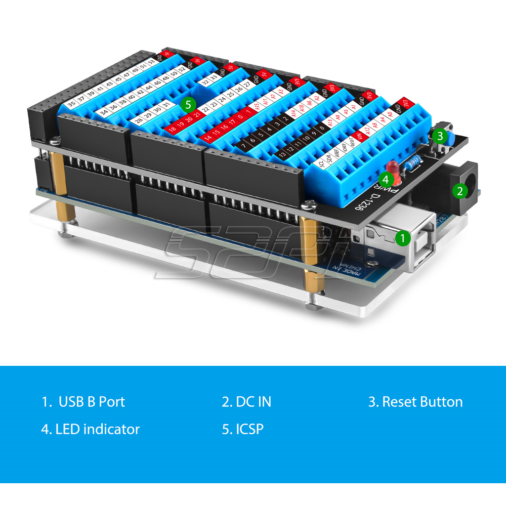 Mới! 52Pi Nhà Ga Mũ Cho Arduin - đánh giá và giá Deskpi Super6C
